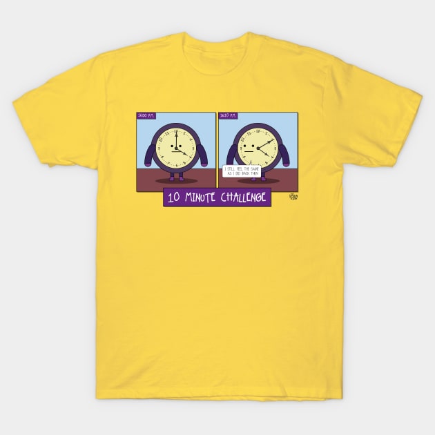 10 Minute Challenge T-Shirt by JoelSimpsonDesign